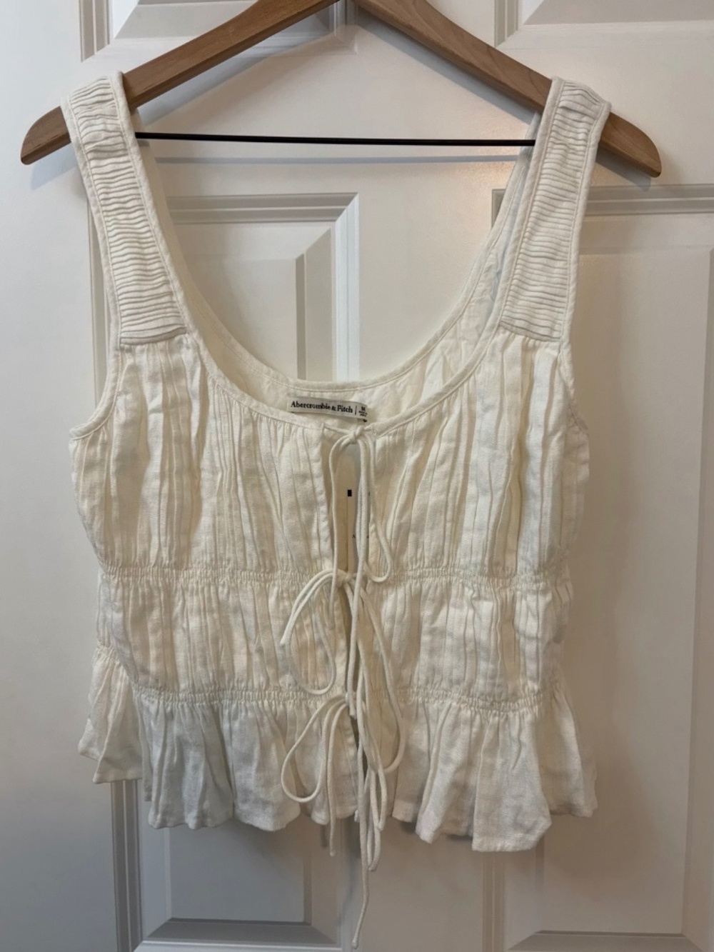 Abercrombie tie front tank top